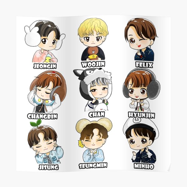 Stray Kids наклейки