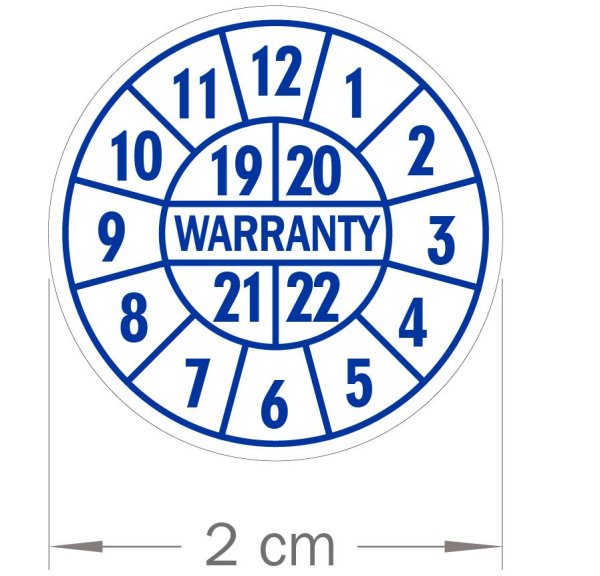 Гарантийная наклейка