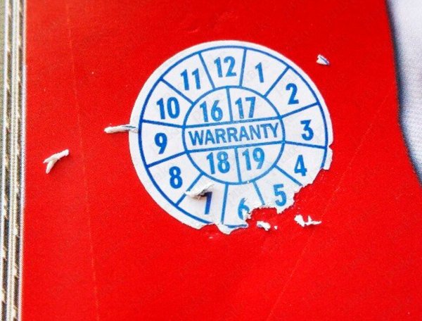 Гарантийные наклейки для электроники