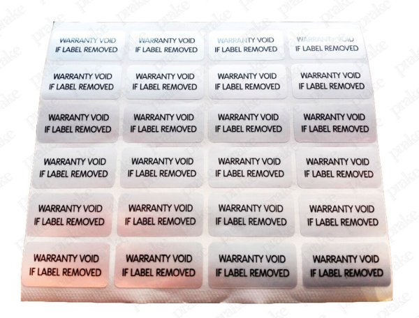 Гарантийная наклейка