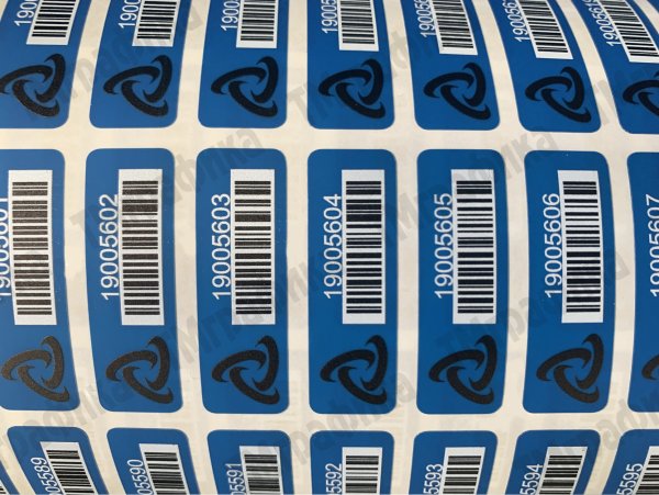 Гарантийная пломба наклейка