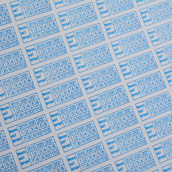 Защитная наклейка от вскрытия