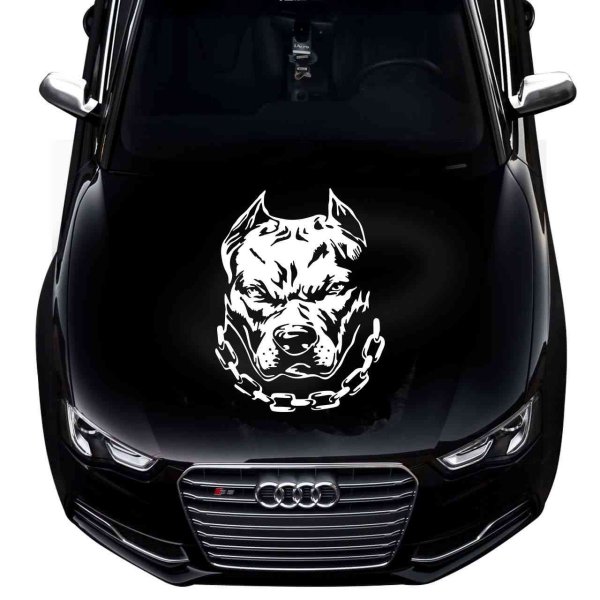 Питбуль наклейка на авто