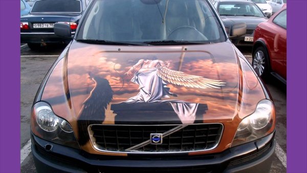 Наклейка "машины"