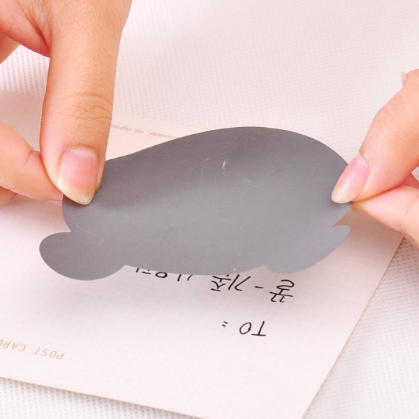 Стикеры со стирающимся слоем