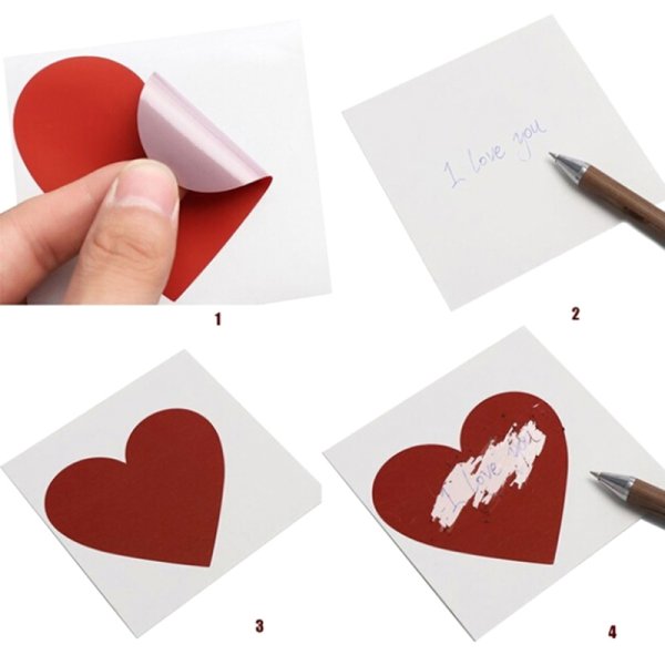 Бумага скретч самоклеящаяся