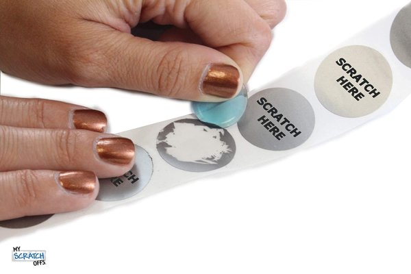 Наклейка серебристая