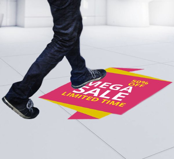 Напольные наклейки