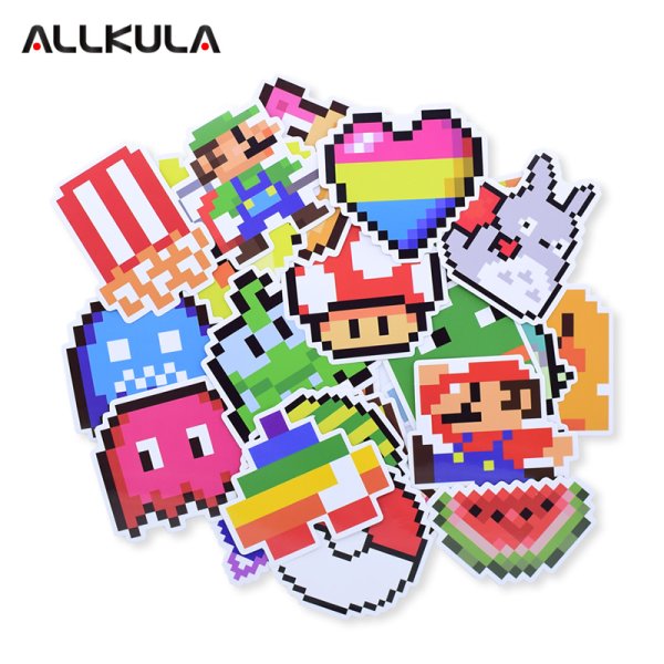 Пиксели из стикеров