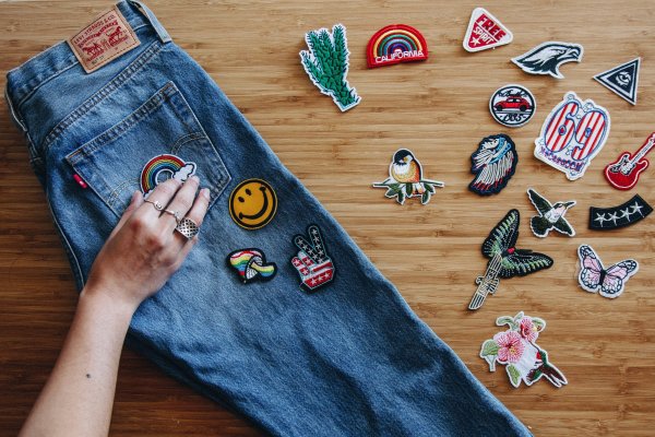 Декоративные заплатки на одежду