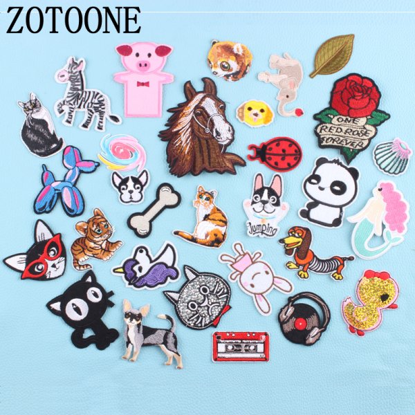 Наклейки из ткани на одежду