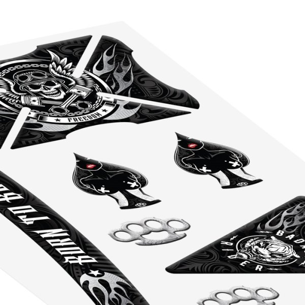 Наклейки на шлем