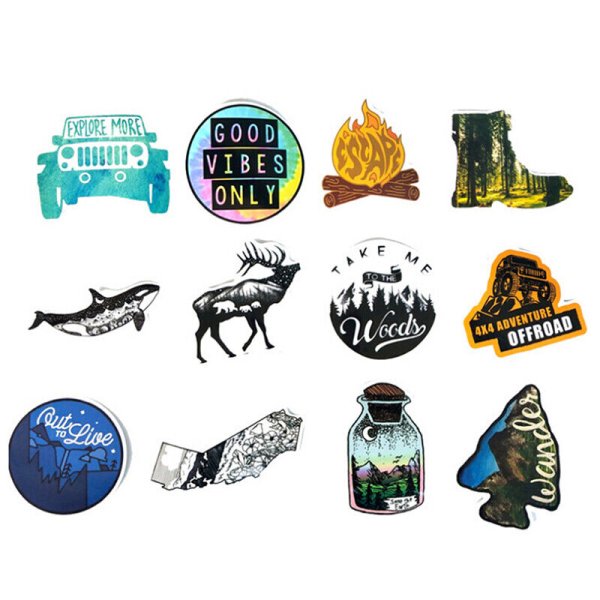 Наклейка турист