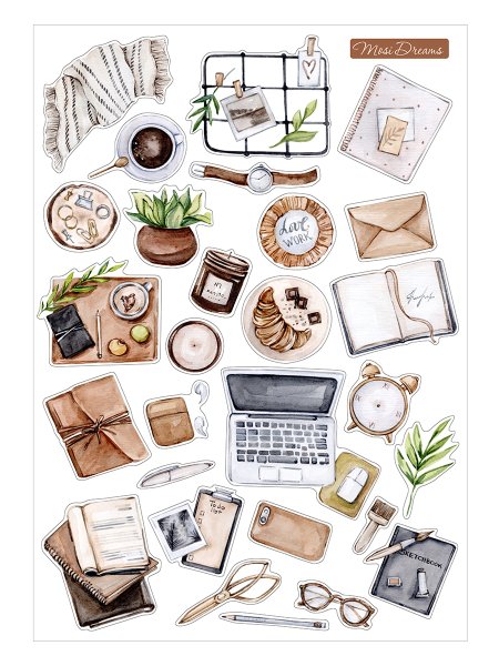 Стикеры для ежедневника