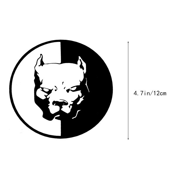 Наклейка питбуль