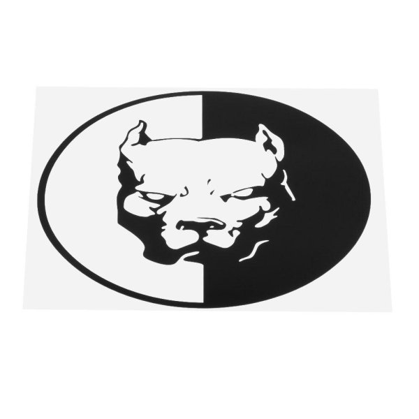 Наклейки питбуля на авто