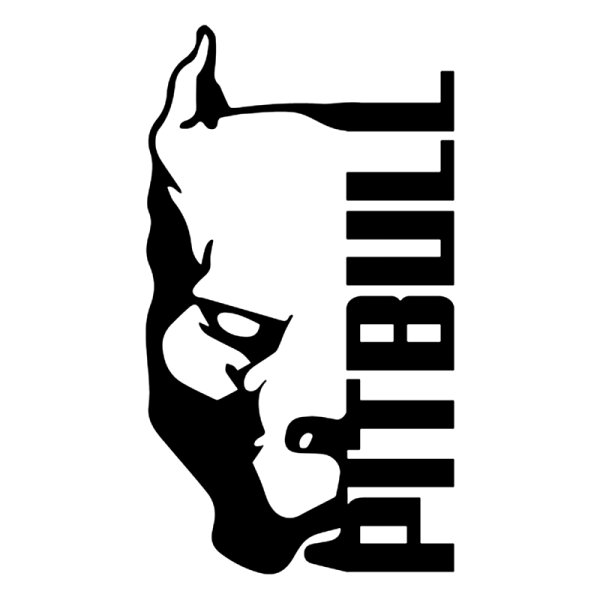 Питбуль наклейка на авто