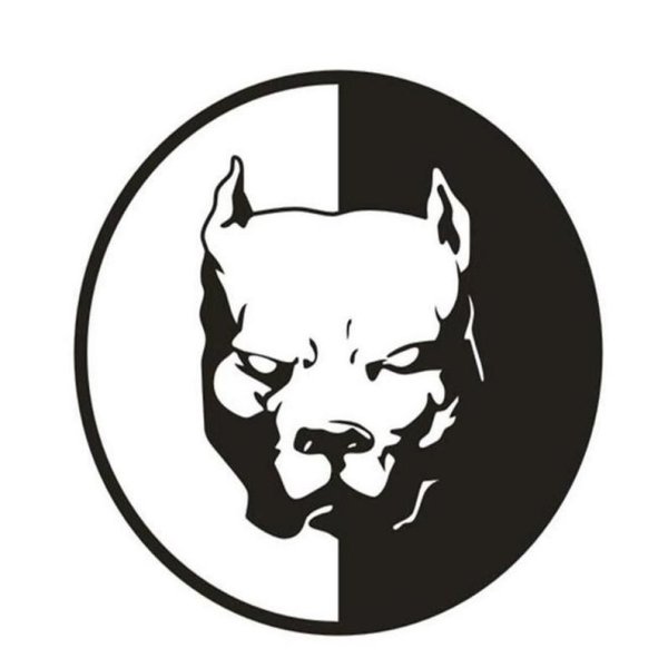 Наклейки питбуль для РКД