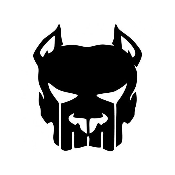 Наклейка питбуль