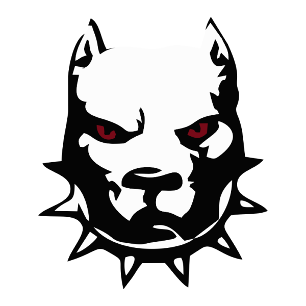 Наклейка питбуль