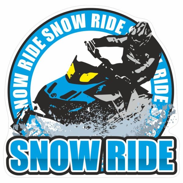 Наклейки на снегоход Khaos-01