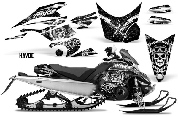 Снегоход силуэт