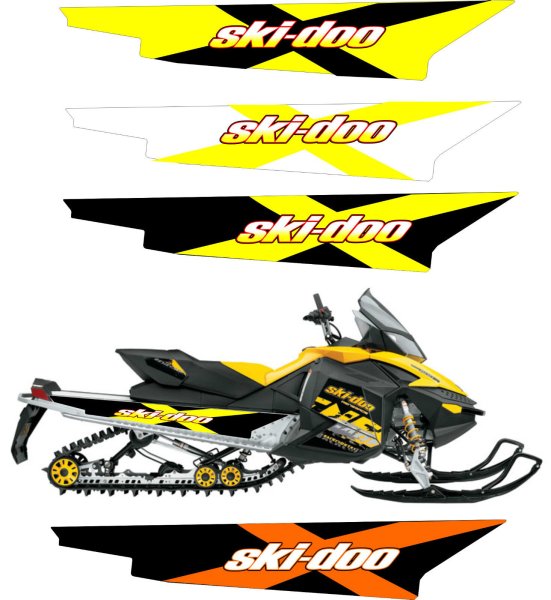 Наклейки на снегоход Arctic Cat m8