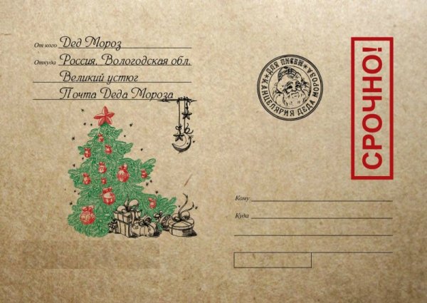 Винтажная карточка для надписей