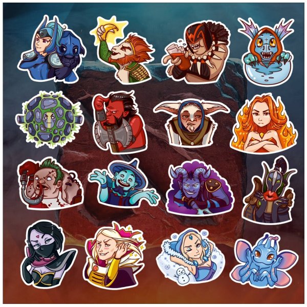 Стикеры дота