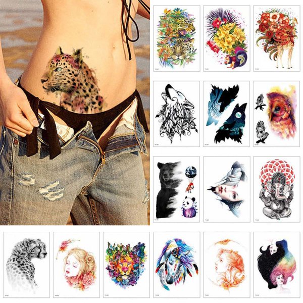 Временные тату наклейки