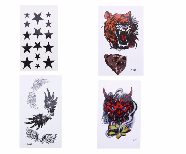 Переводные наклейки на тело