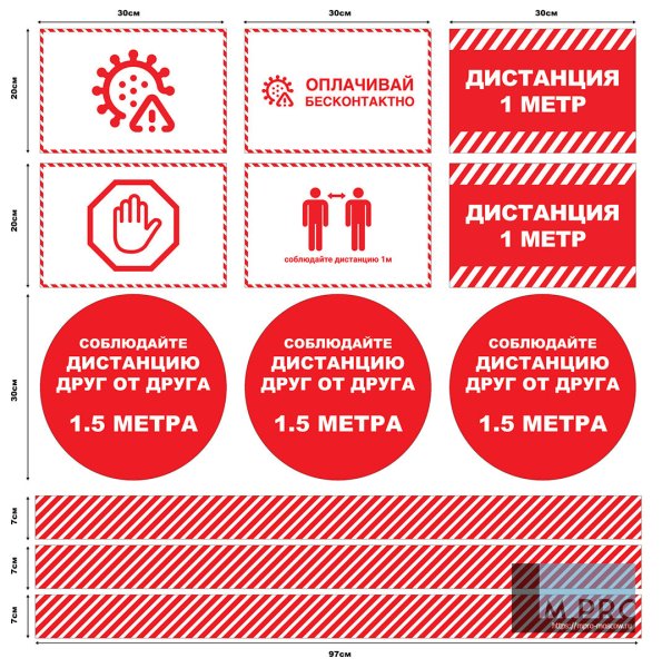 Предупреждающие знаки на оборудовании