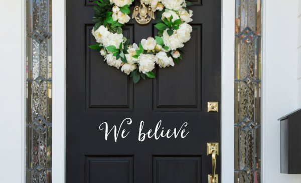 Наклейка на дверь