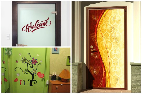Наклейки на двери межкомнатные