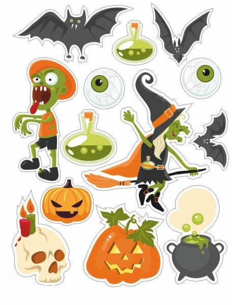 Хэллоуинские Стикеры