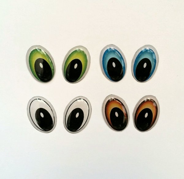 Наклейки глазки для поделок