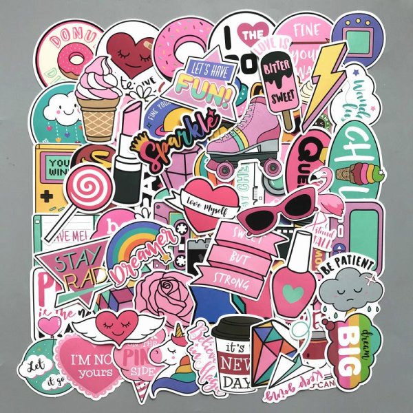 Самые крутые Девчачьи наклейки