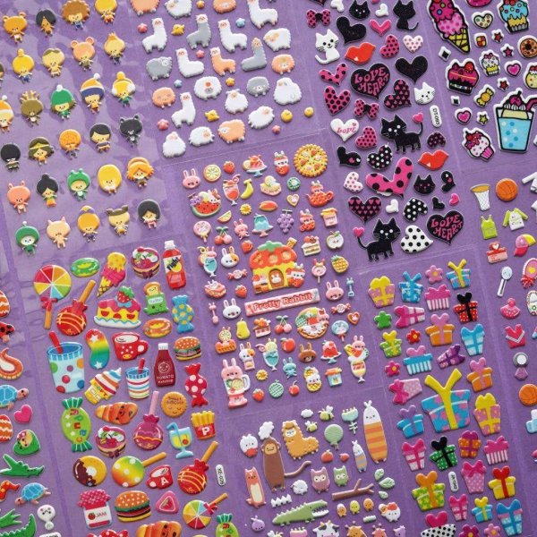 Наклейки объёмные