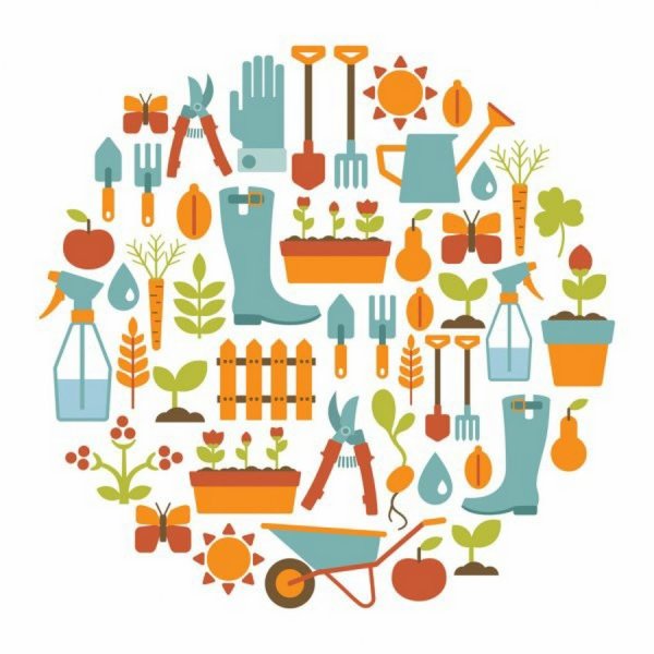 Сад огород вектор