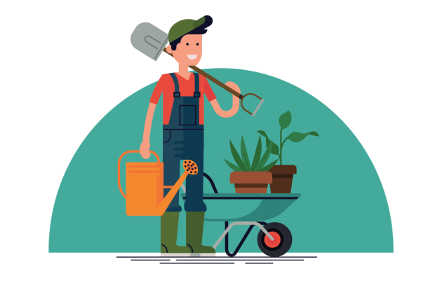 Сад огород вектор