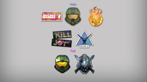 Наклейки КС го Halo