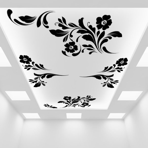 Наклейки на натяжной потолок