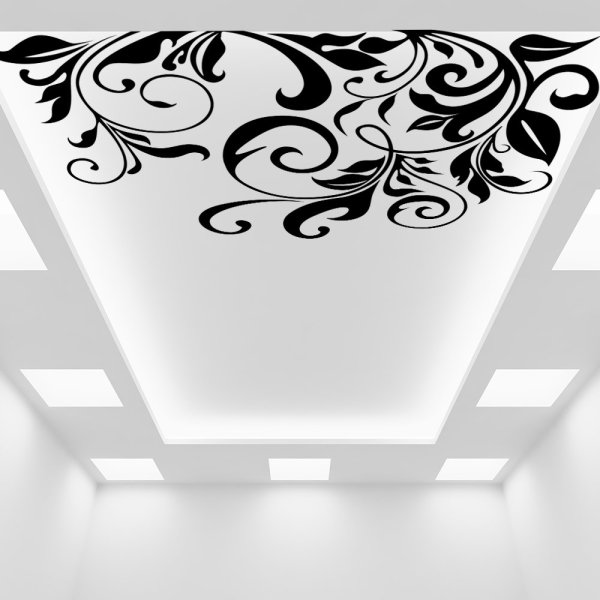 Вензеля на потолке