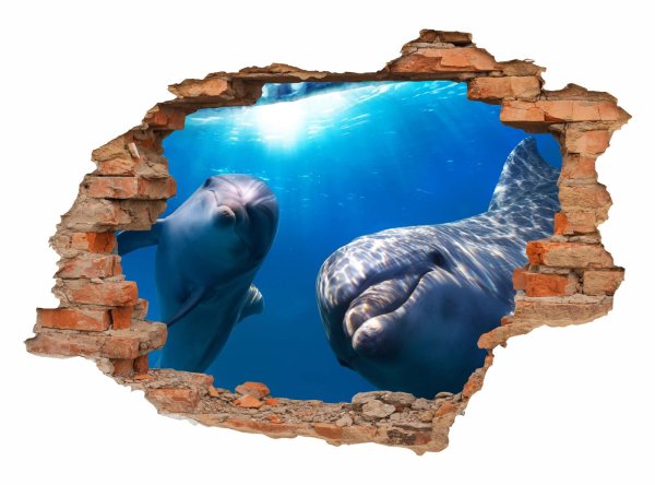 Картина пролом в стене