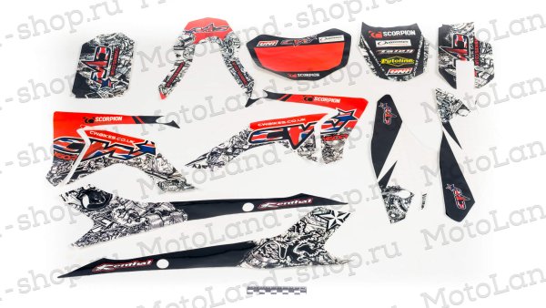 Наклейки на пластик Ирбис ТТР 125