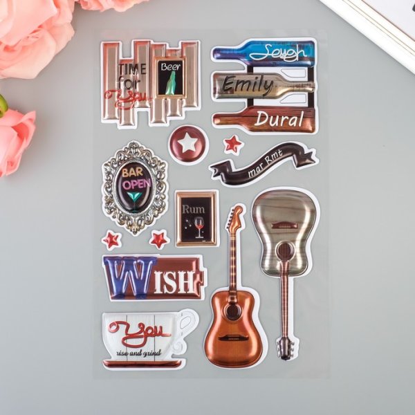 Выпуклые наклейки