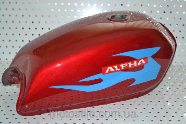 Наклейка на бак мото