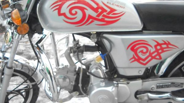 Наклейки на бак на спортстер 883