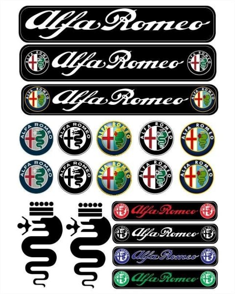 Наклейки на мотоцикл Альфа