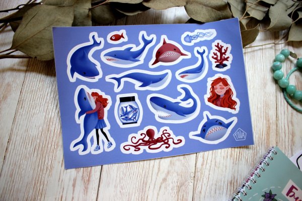 Ламинированные наклейки